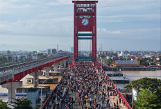 Tak Hanya Warga Palembang, Wisatawan Antusias Coba Car Free Day, Ratu Dewa Rencanakan Jadi Agenda Mingguan