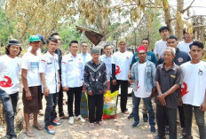 Peduli Korban Kebakaran di Desa Pulau Semambu yang Sebabkan Korban Jiwa, DPD PSI Ogan Ilir Berikan Bantuan