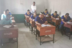 Wujudkan Hak Pendidikan, 10 Warga Binaan Lapas Tanjung Raja Ogan Ilir Ikuti Program Pembelajaran Kesetaraan