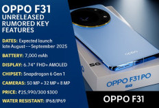 Oppo F31, Calon Andalan Baru Oppo dengan Baterai Jumbo 7.000 mAh