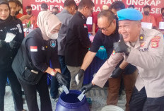 Polda Sumsel Blender Narkoba Senilai Rp1,6 M, Kurun Waktu 2 Bulan dari 22 Tersangka di Tujuh Daerah 