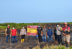 Warga Bakar Lahan di Sungai Menang Diamankan Polres OKI Terancam Hukuman 3 Tahun Penjara 