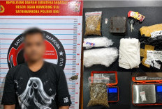Modus Paket Ekspedisi Terbongkar, Polisi Gagalkan Pengiriman Ganja di Baturaja