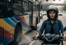 Bukan Soal Berani, Ini Tips Memilih Motor Matic 160cc agar Tetap Stabil Saat Disalip Bus Besar