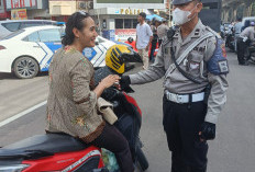 Razia Gabungan di Jalan Jenderal Sudirman Palembang, Puluhan Kendaraan Ditindak 