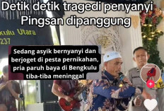 Innalillahi, Viral! Detik-Detik Pria Meninggal Saat Asyik Menyanyi Joget di Acara Pernikahan, Ini Penyebabnya
