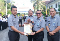 Pimpin Apel Pagi, Kakanwil Kemenkum Babel Tekankan Integritas dan Pelayanan Prima