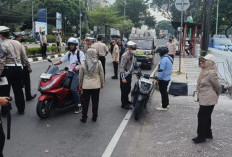 Viral Video Pengendara Motor ‘Ban Gundul’ Kena Tilang, Satlantas Polrestabes: Hoaks! 