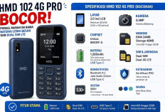 HMD 102 4G Pro Bocor Jelang Rilis! Ponsel Murah Ini Bawa Baterai Lebih Besar dan Dual SIM LTE