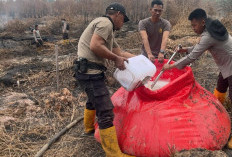 Giliran Formula X-Fire Diuji Atasi Karhutla di Ogan Ilir, 14 Personel Tangani Lahan Gambut 4 Hektare