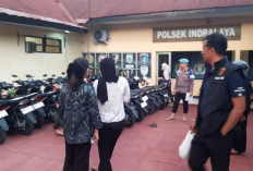 Mako Polsek Indralaya Ogan Ilir Jadi Tempat Penitipan Sepeda Motor Masyarakat yang Mudik Lebaran