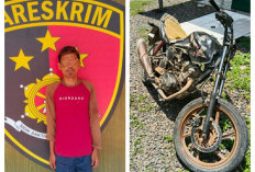 Aksi Pencurian Motor Honda Verza di Ogan Ilir Terekam CCTV, Berujung Ditangkap Personel Polsek Indralaya