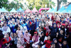 Sambut HUT Palembang ke-1343, Ribuan Warga IB I Padati Roadshow Jalan Sehat 