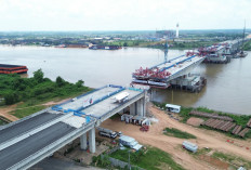 Progres Pembangunan Jalan Tol Palembang-Betung Ruas Kramasan-Pangkalan Balai Capai 85,74 Persen