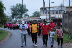 Fun Walk dan Olahraga Polres OKI, Bersama Sambut HUT Bhayangkara ke-79