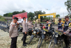 Cek Ranmor R2, Kapolres OKI Ingatkan Peran Bhabinkamtibmas