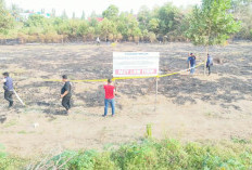 Warga Kayuagung Diamankan Polres OKI Bakar Lahan untuk Tanam Ubi 