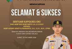PT Waimusi Agroindah:Selamat & Sukses Sertijab Kapolres OKI dari AKBP Eko Rubiyanto kepada AKBP Agung Adhitya 
