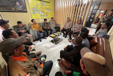 Polsek Pemulutan Ogan Ilir Gelar Rapat Koordinasi Penanggulangan dan Pencegahan Karhutla