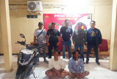 Polsek Pemulutan Polres Ogan Ilir Bekuk 2 Pelaku Curas di Jalan Umum Desa Kapuk