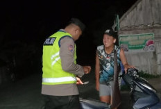 Ciptakan Situasi yang Kondusif di Wilayah Hukumnya, Polsek Muara Kuang Patroli di Jalan Lintas Ogan Ilir-OKU