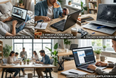 Tanpa Disadari, 10 Kebiasaan Ini Diam-Diam Mempercepat Kerusakan Laptop! Nomor 7 Masih Sering Dilakukan Banyak