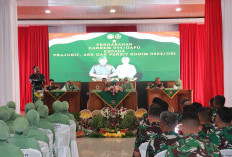 Tekankan Disiplin dan Profesional Prajurit, Kunker Danrem 044/Gapo di Kodim 0402/OKI