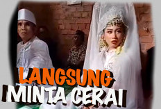 VIRAL, Sah Akad Nikah 7 Detik Pengantin Perempuan Minta Cerai, Diduga Terjadi di PALI