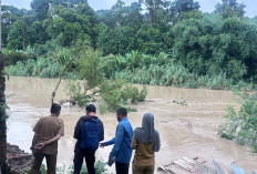 Rumah Sutrisno Sebagian Ambruk Tergerus Sungai Enim, Talud Yang Diharapkan Tak Kunjung Terealisasi