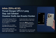 Infinix Zero 40 5G: Ponsel dengan UFS 3.1 yang Siap Jadi Sahabat Desainer Grafis dan Kreator Konten