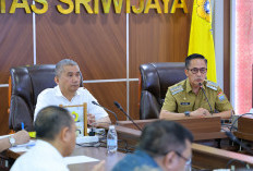 Wali Kota Palembang Audiensi Bersama Rektor UNSRI di Indralaya, Tawarkan Program untuk Kolaborasi