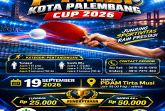 TM Usai Digelar, 125 Petenis Meja Ikuti Pengkot PTMSI Palembang Cup 2026