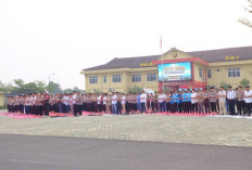 Sholat Istisqa dan Maulid Nabi Muhammad SAW Digelar Polres OKI di Tengah Cuaca Kering