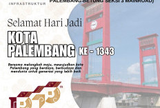 PT Hutama Karya Mengucapkan Dirgahayu Kota Palembang ke 1343