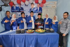 Meriakan HUT ke-27, DPD PAN Ogan Ilir Syukuran dan Bagikan Bantuan Pangan