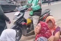 Viral di Medsos Emak-emak di Sako Menangis Histeris, Motor Digondol Maling