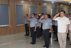 Kemenkum Sumsel Ikuti Apel Bersama, Menko Yusril Tekankan Kesiapan Aparatur Hadapi Hukum Baru