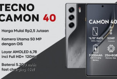 Tecno Camon 40, HP Rp2 Jutaan Rasa Flagship dengan Kamera OIS dan Fitur AI Canggih