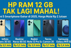 HP RAM 12 GB Tak Lagi Mahal! Ini 5 Smartphone Gahar di 2025, Harga Mulai Rp 2 Jutaan