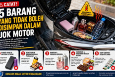 Catat! 5 Barang Ini Jangan Disimpan di Jok Motor, Bisa Bahaya