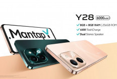  Vivo Y28: HP 2 Jutaan Dilengkapi Baterai 6.000mAh Didukung Fast Charging 44W