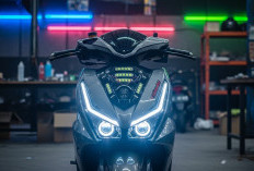 Modifikasi Lampu Projie Biled Motor Matic Viral di TikTok, Tetap Terang Tanpa Bikin Aki Tekor