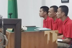 Ternyata Ini Tampang Tiga Pelaku Pencuri Besi Bollard di Jalan Walikota H Husni Musi 6 Palembang