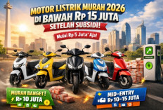 Motor Listrik Makin Terjangkau, Ini Daftar Harga Termurah 2026 di Bawah Rp15 Juta Setelah Subsidi