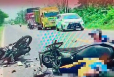 Honda Beat Tabrakan dengan Yamaha Nmax, Tiga Orang Pelajar Terluka