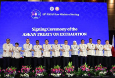 Cegah Pelaku Kejahatan Lintas Negara, Menteri Hukum Supratman Tandatangani ASEAN Treaty on Extradition