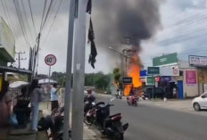 Gegara Bakar Sampah Bengkel di Kayuagung Terbakar, Videonya viral