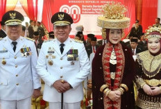 Gubernur Herman Deru dan Wagub Cik Ujang Saksikan Detik-Detik Proklamasi Virtual Bersama Forkopimda di Griya A