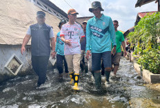 Wali Kota Ratu Dewa Tinjau Genangan Air di SU II, Kerahkan PUPR dan Salurkan Bantuan untuk Warga