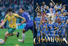 BANGGA, Persib Bandung Juara BRI Liga 2024-2025: Hatur Nuhun, Persik Kediri!